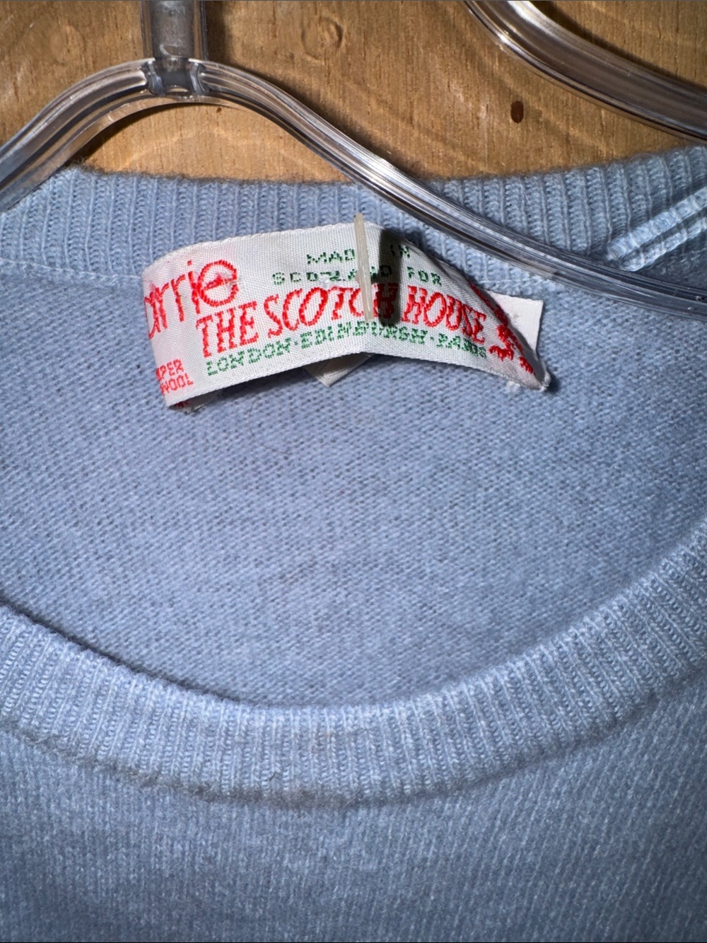 Vintage barrie %100 Super Lambs Wool Made in Scotland Sweater Dress Large - Picture 6 of 7